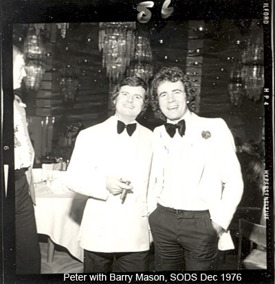 Peter with Barry Mason
